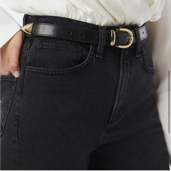 Favorite Daughter EVELYN HIGH RISE STRAIGHT pant in Black - Picture 6 of 11